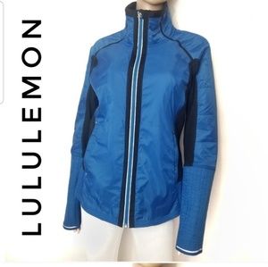 Lululemon Run Jacket Black Blue
